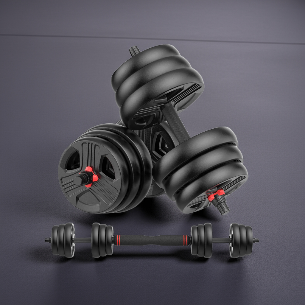 Adjustable dumbbell set